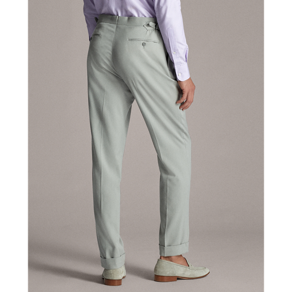 Pearl Grey Handmade Gabardine Suit Purple Label 10