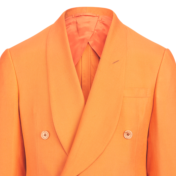 Orange Handmade Silk Dinner Jacket Purple Label 9