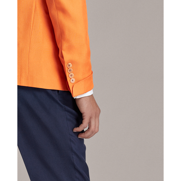 Orange Handmade Silk Dinner Jacket Purple Label 8