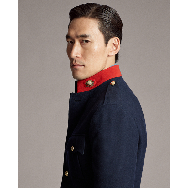 Navy Stand-Collar Cotton Jacket Purple Label 6