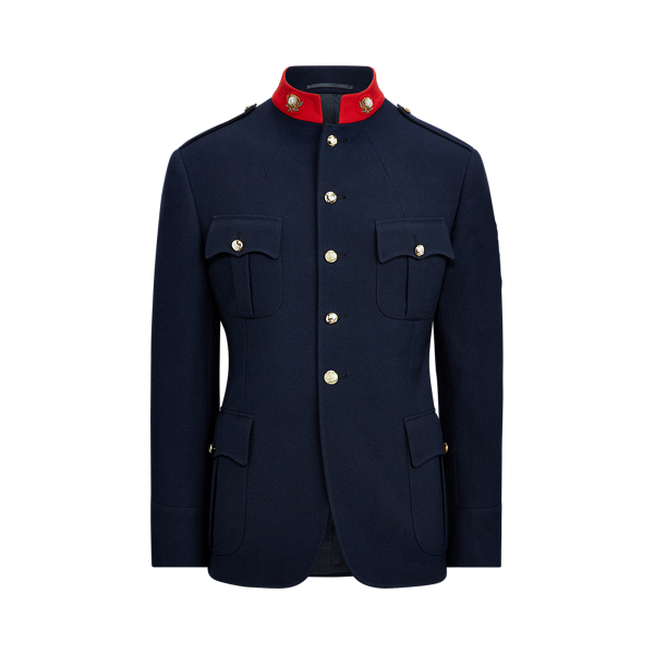 Stand-Collar Cotton Jacket Purple Label 1