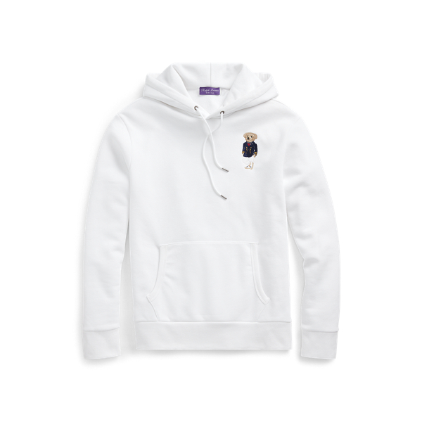 Sweat &agrave; capuche Polo Bear en molleton Purple Label en 1