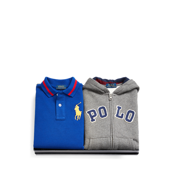 Hoodie Polo 2 Piece Gift Set