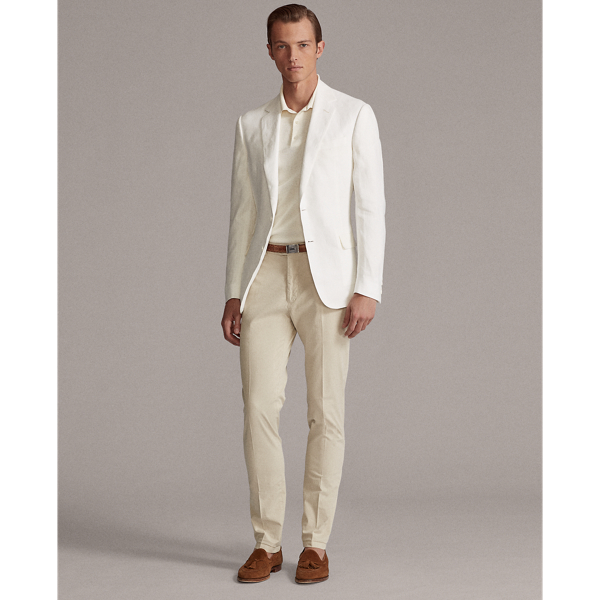Off White Kent Linen Suit Jacket Purple Label 4