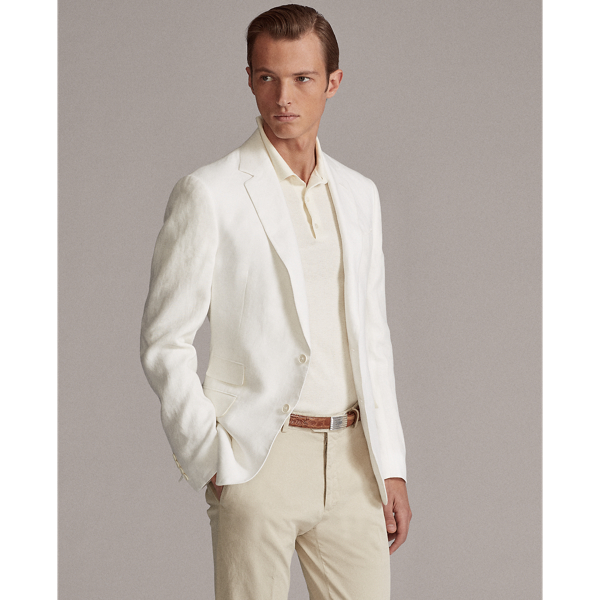 Off White Kent Linen Suit Jacket Purple Label 5