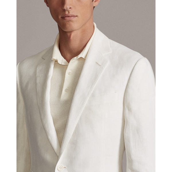 Off White Kent Linen Suit Jacket Purple Label 7