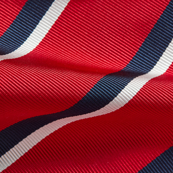 Red Striped Mogador Tie Purple Label 3