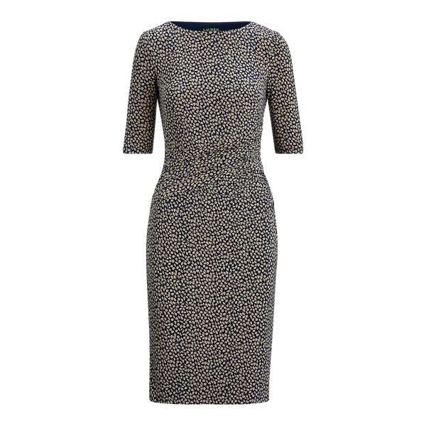 Print Stretch Jersey Dress Lauren 1
