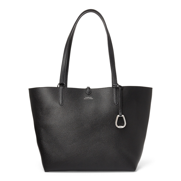 Reversible Vegan Leather Tote