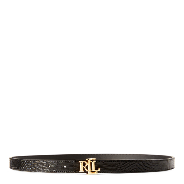 Logo Reversible Leather Belt Lauren 1