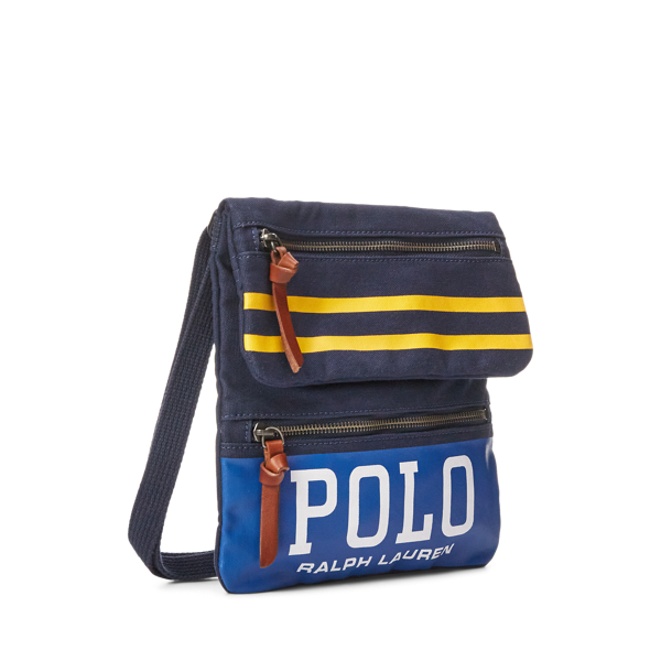 Navy Polo Canvas Media Bag Polo Ralph Lauren 3
