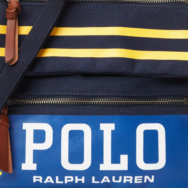 Navy Polo Canvas Media Bag Polo Ralph Lauren 6