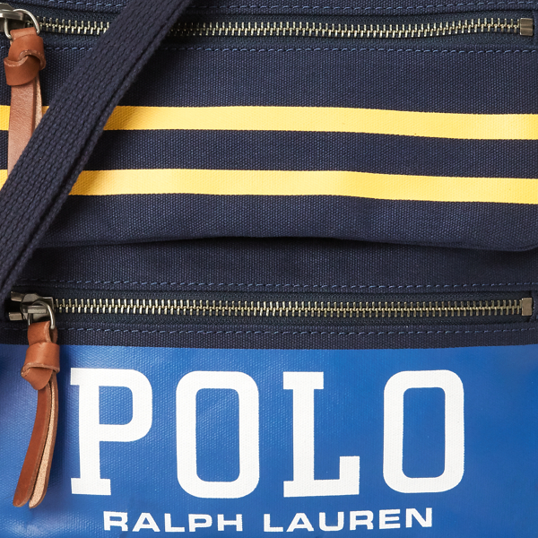 Navy Polo Canvas Media Bag Polo Ralph Lauren 7