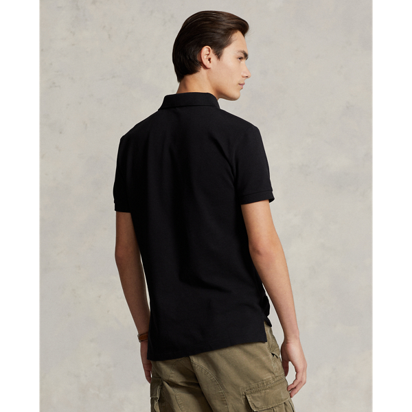 ★★POLO RALPH LAUREN★★ Slim fit mesh polo black MNPOKNI16 Slim Fit Mesh Polo Shirt | Ralph Lauren