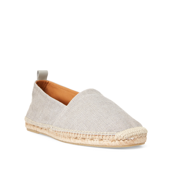 Grey Bowsworth Linen Espadrille Purple Label 2