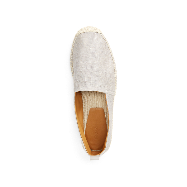 Grey Bowsworth Linen Espadrille Purple Label 4
