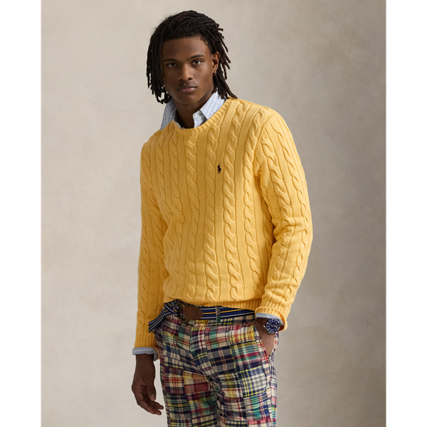 Ralph lauren sweater cable knit online