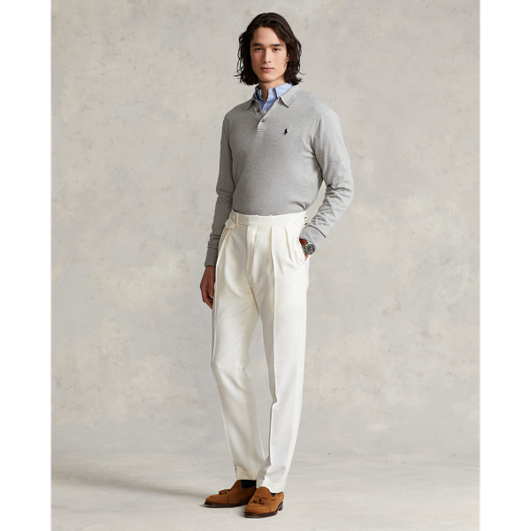 Andover Heather Cotton Polo-Collar Jumper Polo Ralph Lauren 4