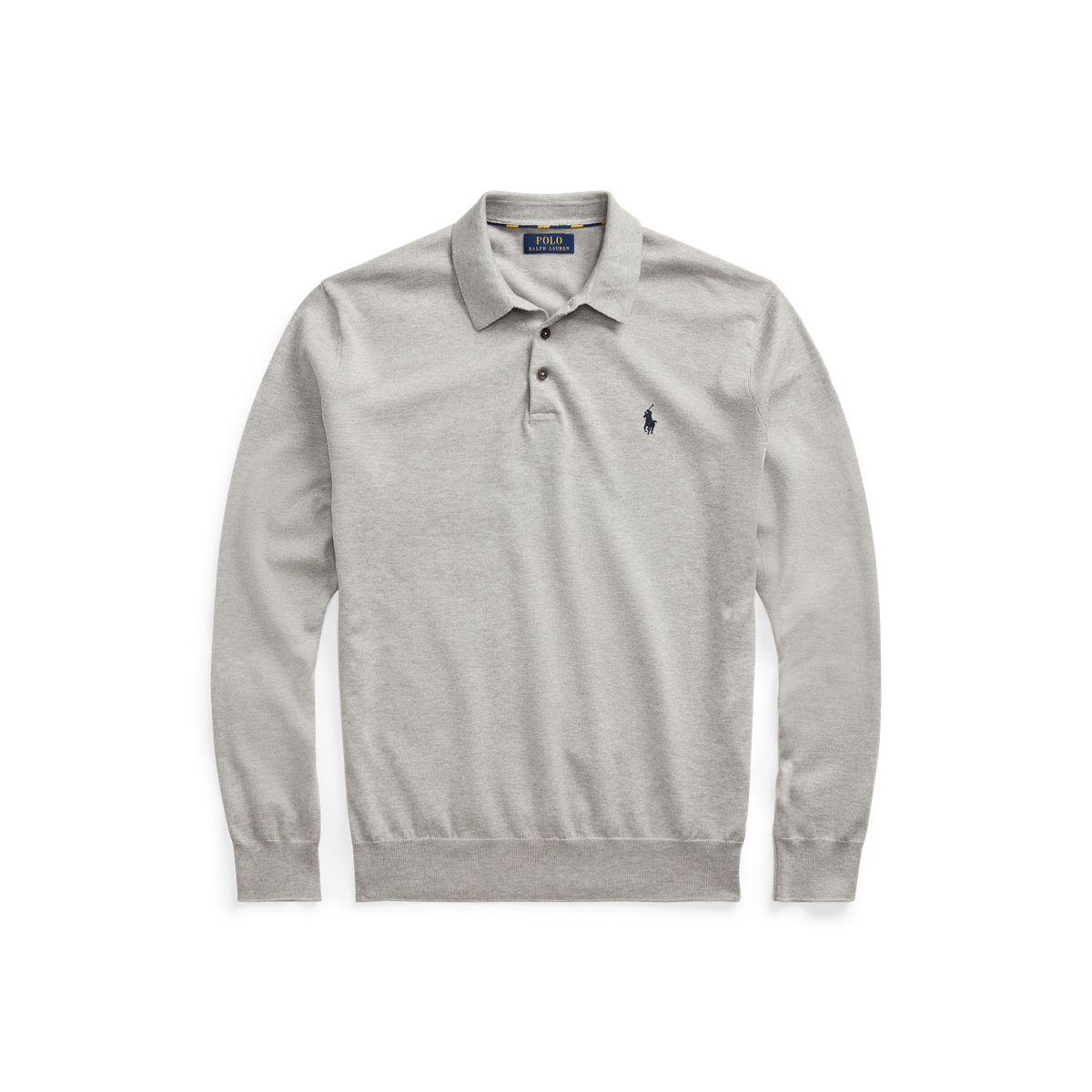 Cotton Polo Collar Sweater