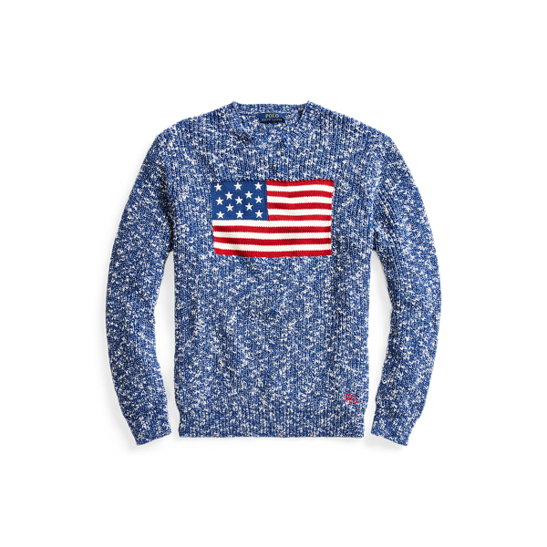 Flag Marled Cotton Jumper Polo Ralph Lauren 1