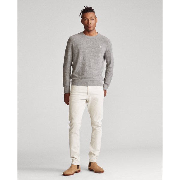 Pullover aus Baumwolle und Leinen Polo Ralph Lauren in Fawn Grey Heather 3