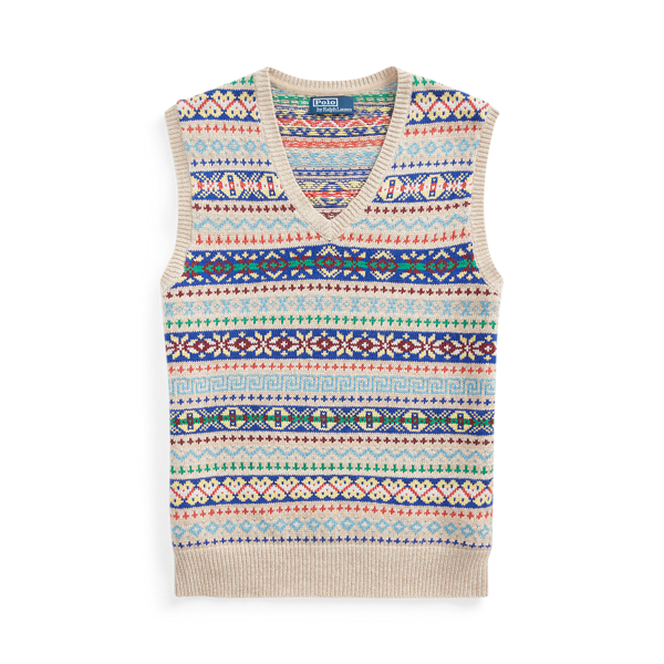 Fair Isle Sweater Vest for Men Ralph Lauren UK