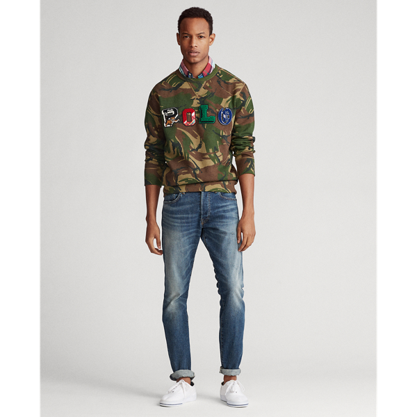 British Elmwood Camo Polo Camo Fleece Sweatshirt Polo Ralph Lauren 3