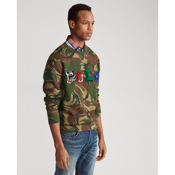 British Elmwood Camo Polo Camo Fleece Sweatshirt Polo Ralph Lauren 4