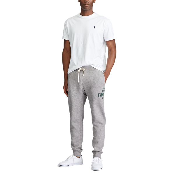 Spruce Grey Heather Graphic Fleece Jogger Polo Ralph Lauren 2