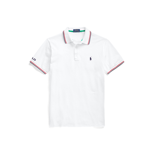 Custom Slim Fit Mesh Polo Shirt Polo Ralph Lauren 1