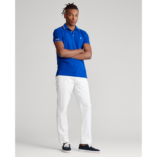 Sapphire Star Custom Slim Fit Mesh Polo Shirt Polo Ralph Lauren 3