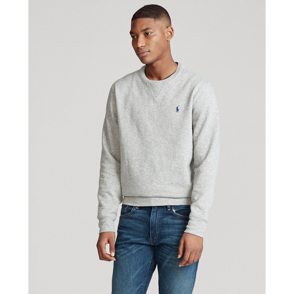 Dark Vintage Heather Garment-Dyed Fleece Sweatshirt Polo Ralph Lauren 5