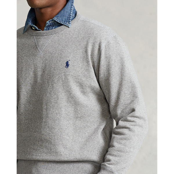 Dark Vintage Heather Garment-Dyed Fleece Sweatshirt Polo Ralph Lauren 7