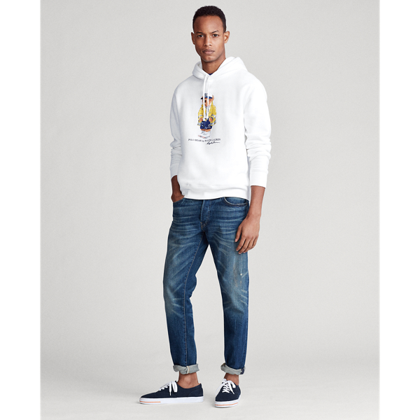 White CP-93 Polo Bear Fleece Hoodie Polo Ralph Lauren 3