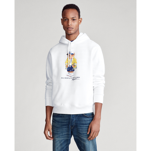 CP 93 Polo Bear Fleece Hoodie for Men Ralph Lauren DZ