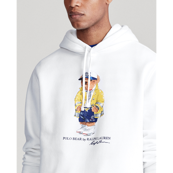 White CP-93 Polo Bear Fleece Hoodie Polo Ralph Lauren 5