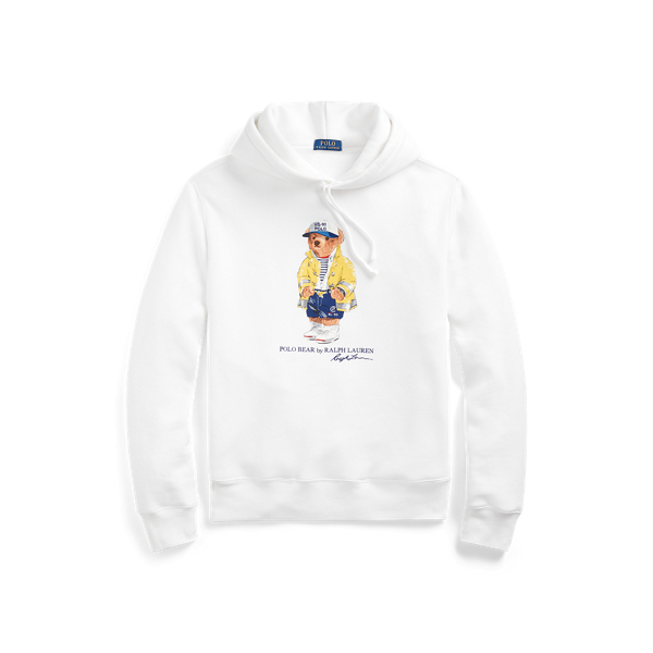 White CP-93 Polo Bear Fleece Hoodie Polo Ralph Lauren 2