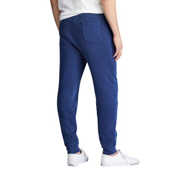 Geverfde joggingbroek van fleece Polo Ralph Lauren in Cruise Navy 4