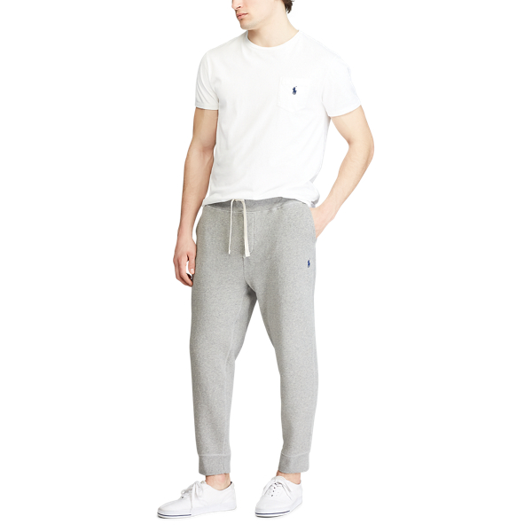 Dark Vintage Heather Garment-Dyed Fleece Jogging Bottoms Polo Ralph Lauren 2