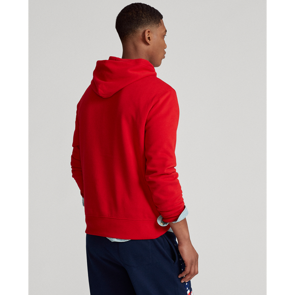 Rl Red Fleece Graphic Hoodie Polo Ralph Lauren 5
