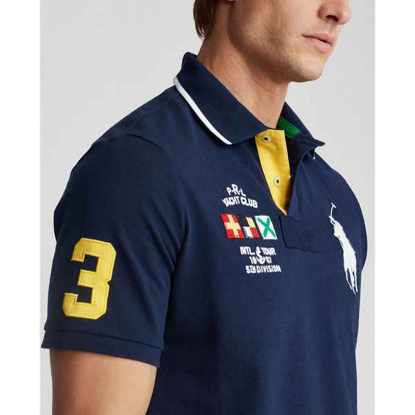 Cruise Navy Classic Fit Mesh Polo Shirt Polo Ralph Lauren 5