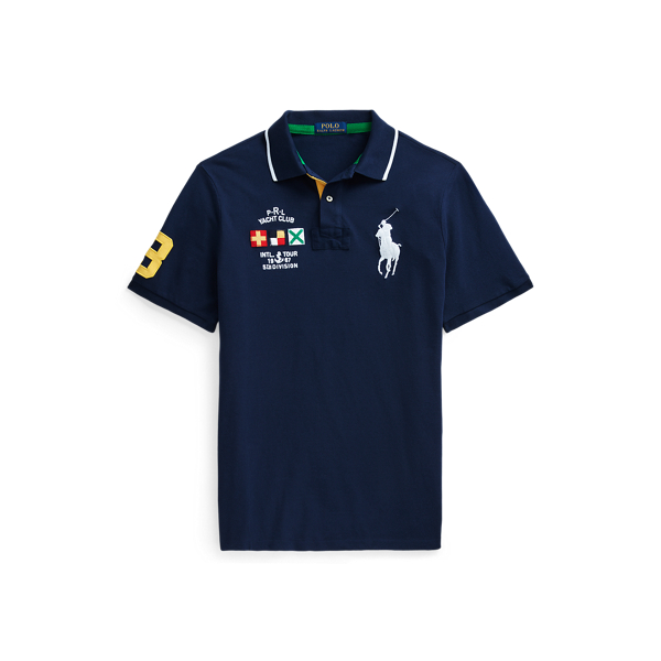 Cruise Navy Classic Fit Mesh Polo Shirt Polo Ralph Lauren 2
