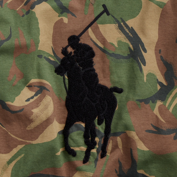 British Elmwood Camo Big Pony Camo Sweatshirt Polo Ralph Lauren 6