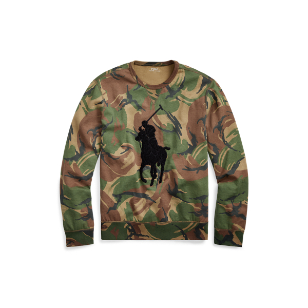 Ralph lauren camo sweatshirt hotsell