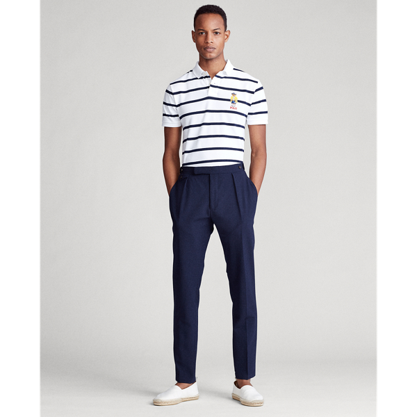 White/Cruise Navy Custom Slim Fit Polo Bear Polo Shirt Polo Ralph Lauren 3