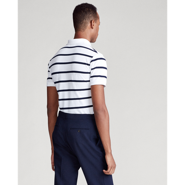 White/Cruise Navy Custom Slim Fit Polo Bear Polo Shirt Polo Ralph Lauren 4