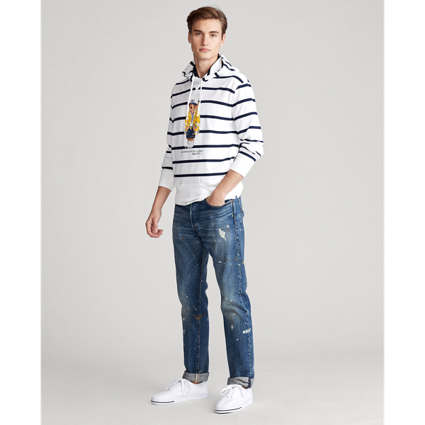White/Cruise Navy Polo Bear CP-93 Mesh Hoodie Polo Ralph Lauren 3