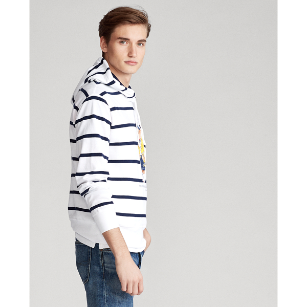 White/Cruise Navy Polo Bear CP-93 Mesh Hoodie Polo Ralph Lauren 4