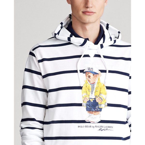 White/Cruise Navy Polo Bear CP-93 Mesh Hoodie Polo Ralph Lauren 6