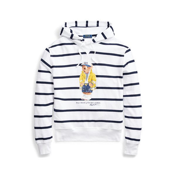White/Cruise Navy Polo Bear CP-93 Mesh Hoodie Polo Ralph Lauren 2